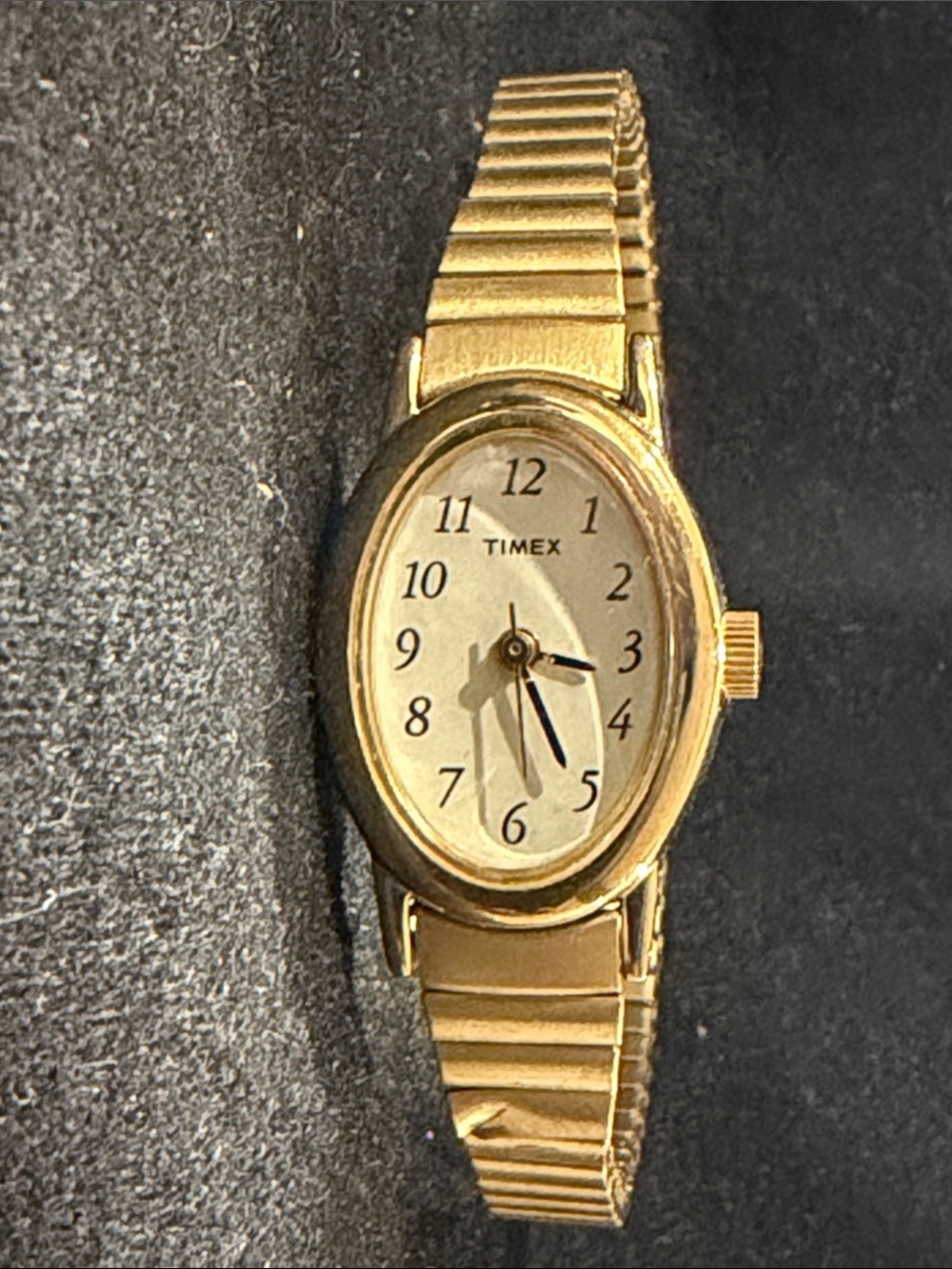 Timex Gold-Tone Box Chain Bracelet needs new battery